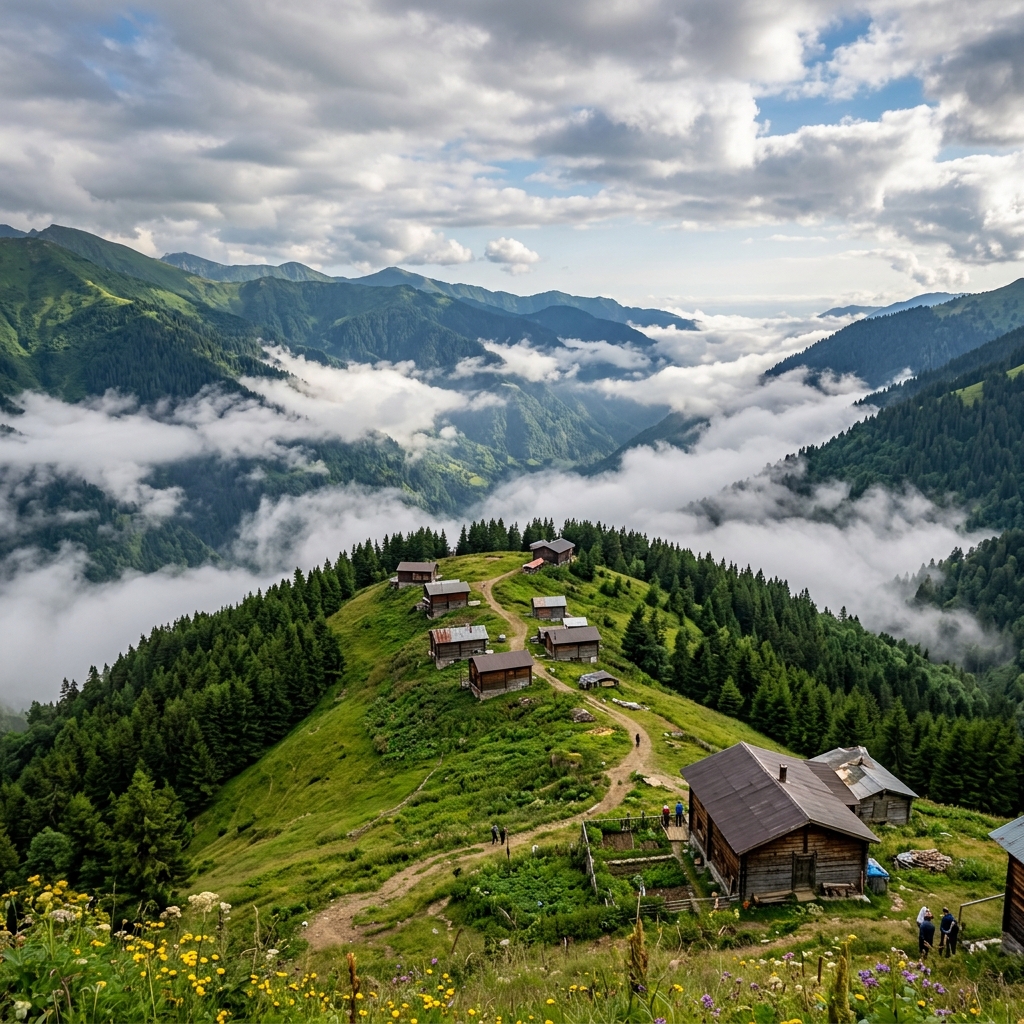 Rize Yaylaları Ziyaretçilerini Bekliyor