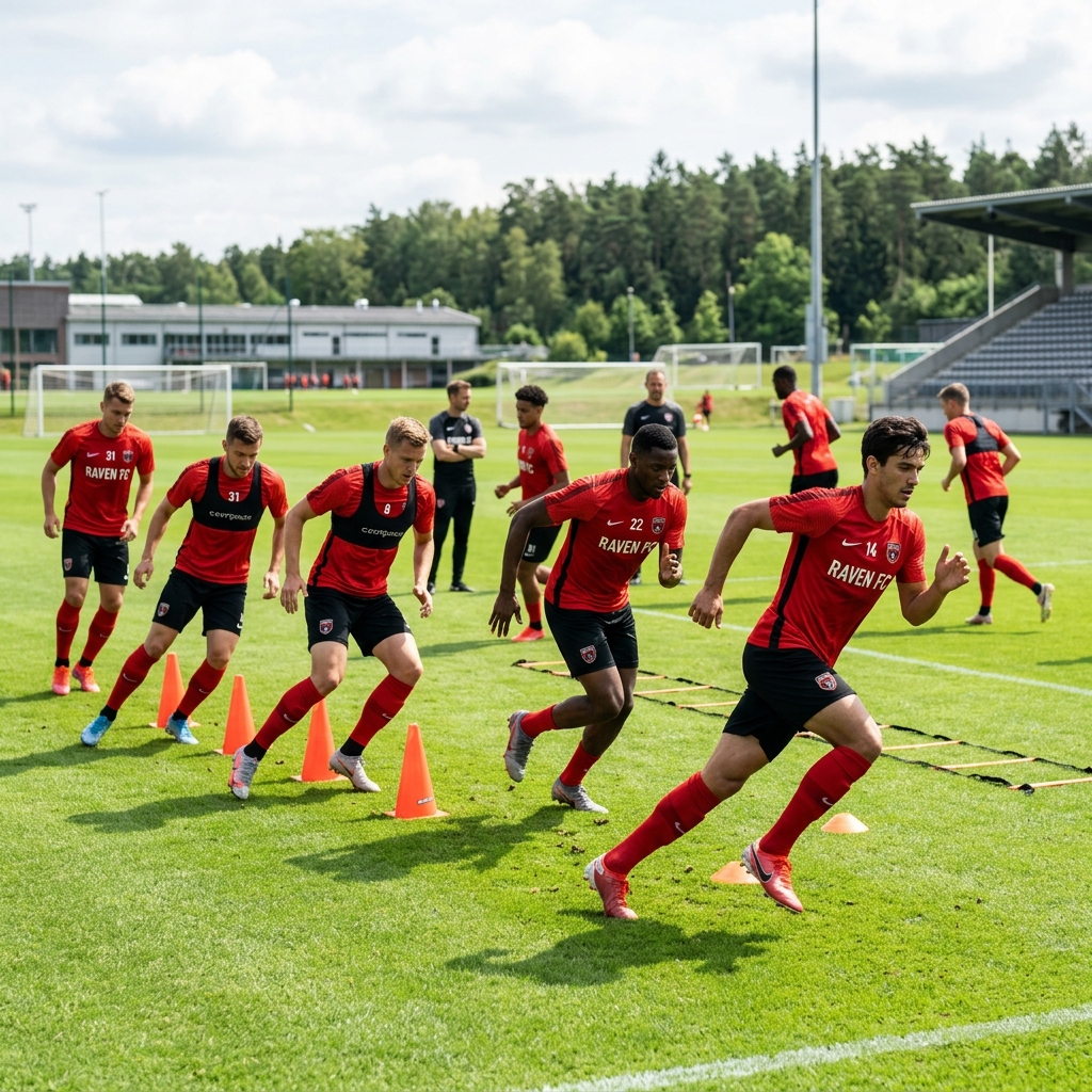 Samsunspor antrenmanı